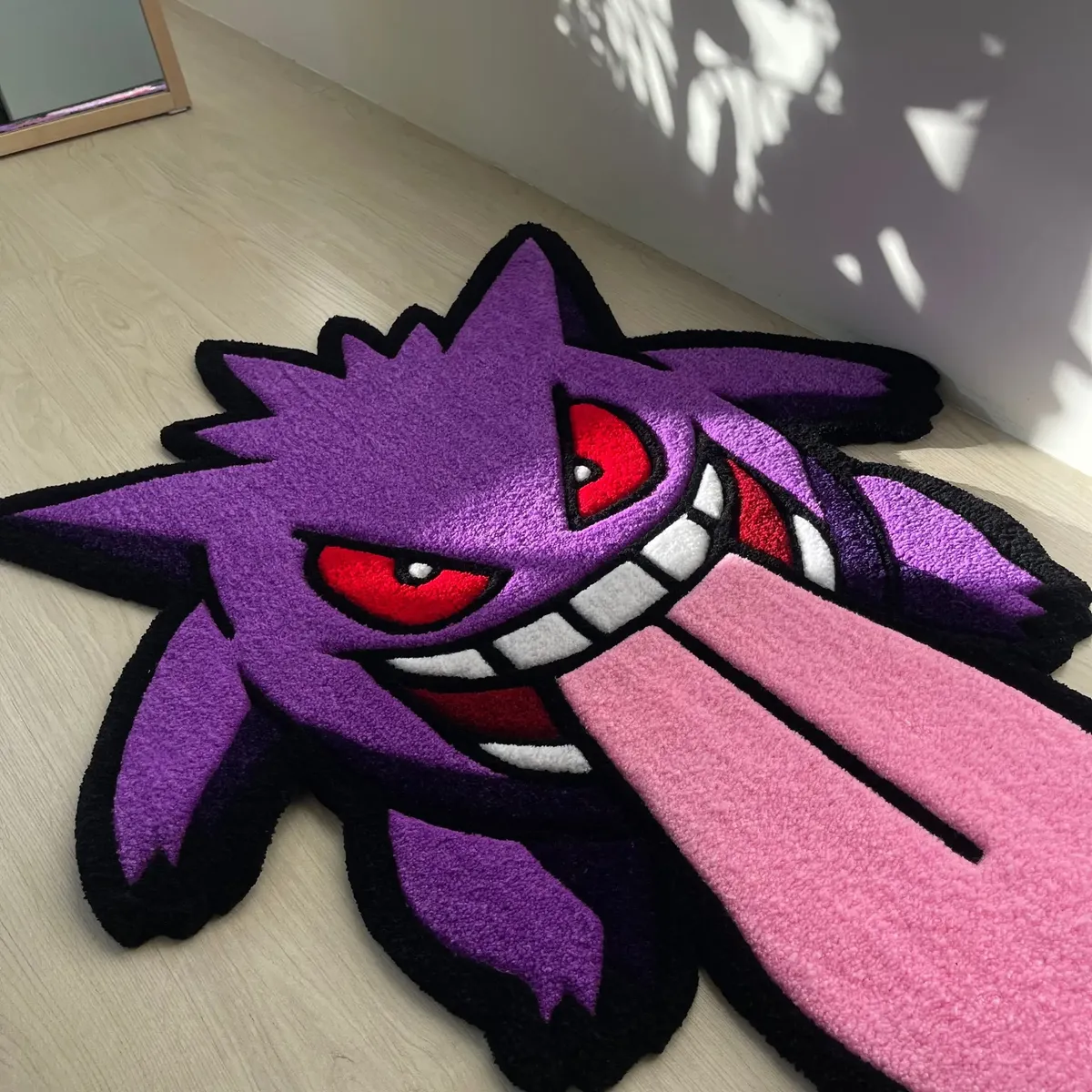 alfombra gengar lúdica marca spot tufting alfombra gengar lúdica marca spot tufting
